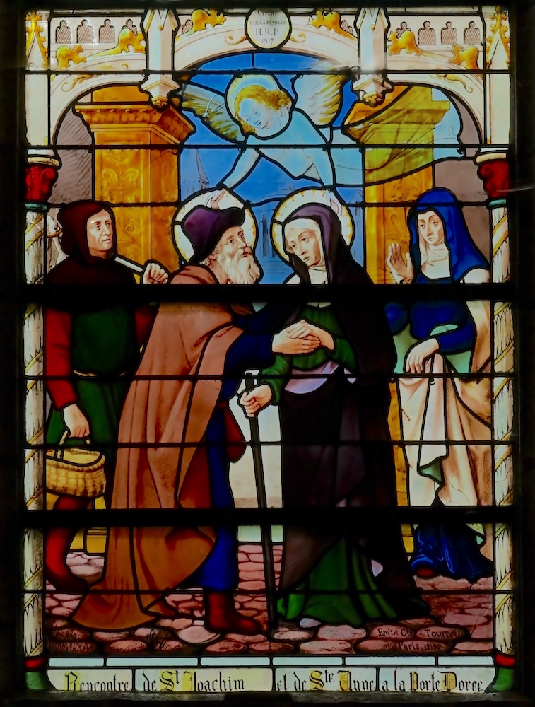 rencontre d'Anne et de Joachim à la porte dorée