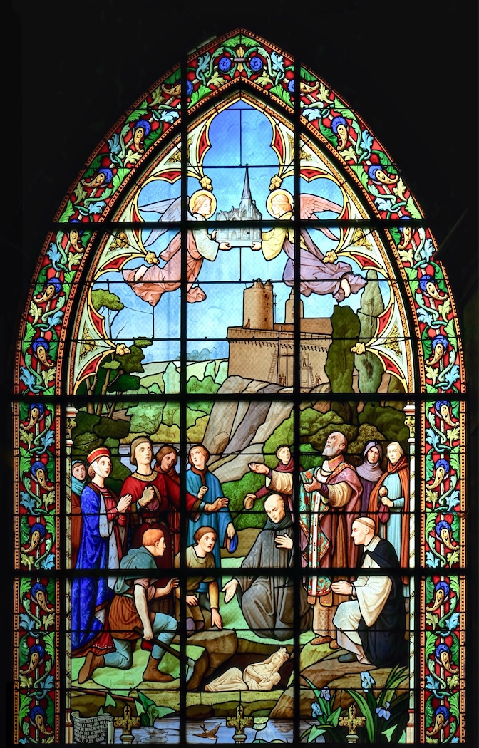 découverte de la statue de Notre-Dame des Marais