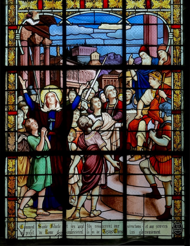 Comment Sainte Félicité et ses sept fils résistèrent aux sanctions et aux sévices du préfet de Rome et confessèrent la foi de Jesus Christ très glorieusement