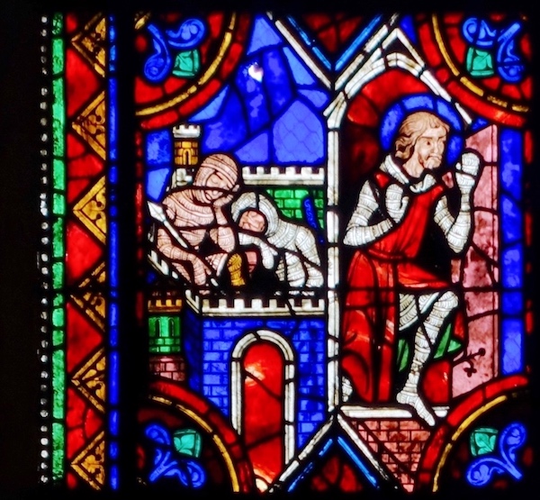 [7] Saint Ferréol est jeté en prison d'où il sort miraculeusement