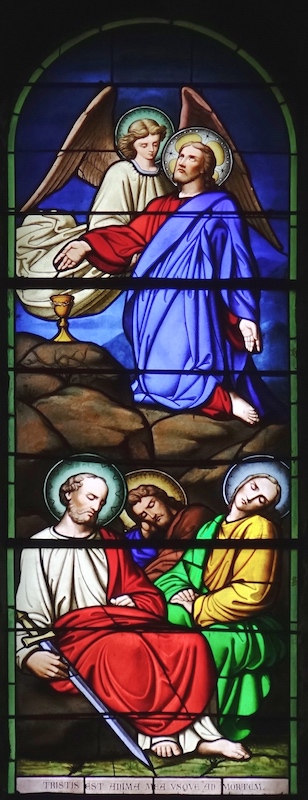 Jésus au mont des oliviers