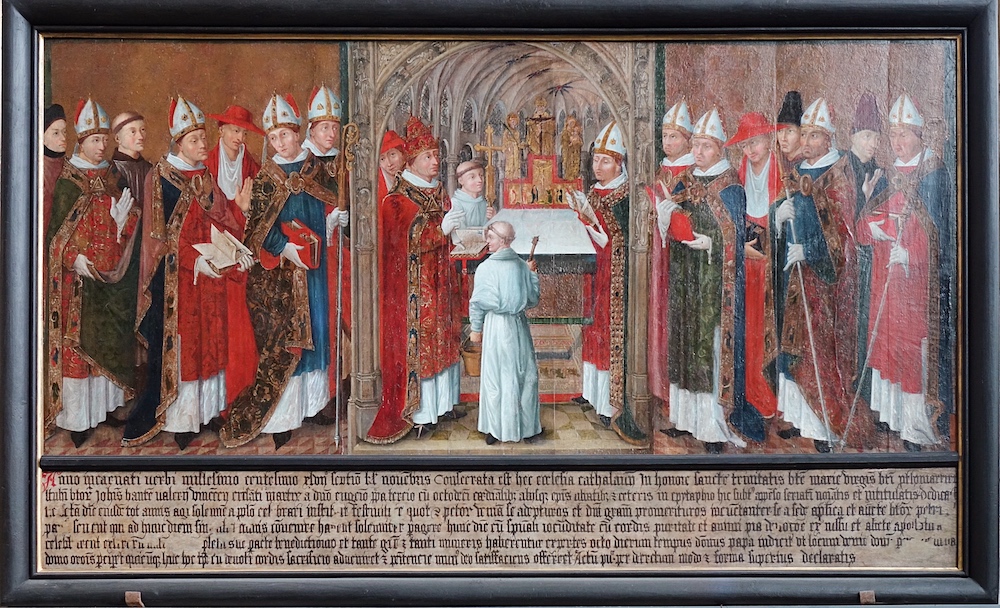 Consécration de la cathédrale par le pape Eugène III