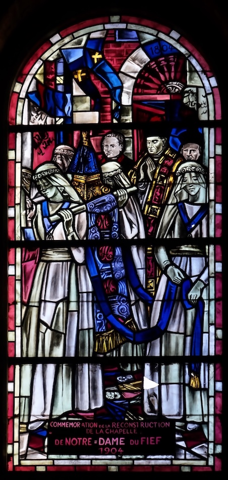 commémoration de la reconstruction de la chapelle de Notre-Dame du fief 1904