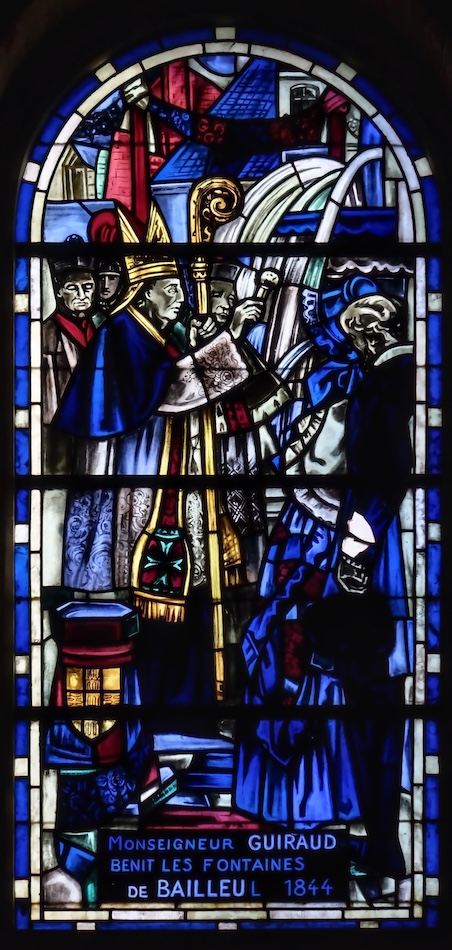 Monseigneur GUIRAUD bénit les fontaines de Bailleul 1844