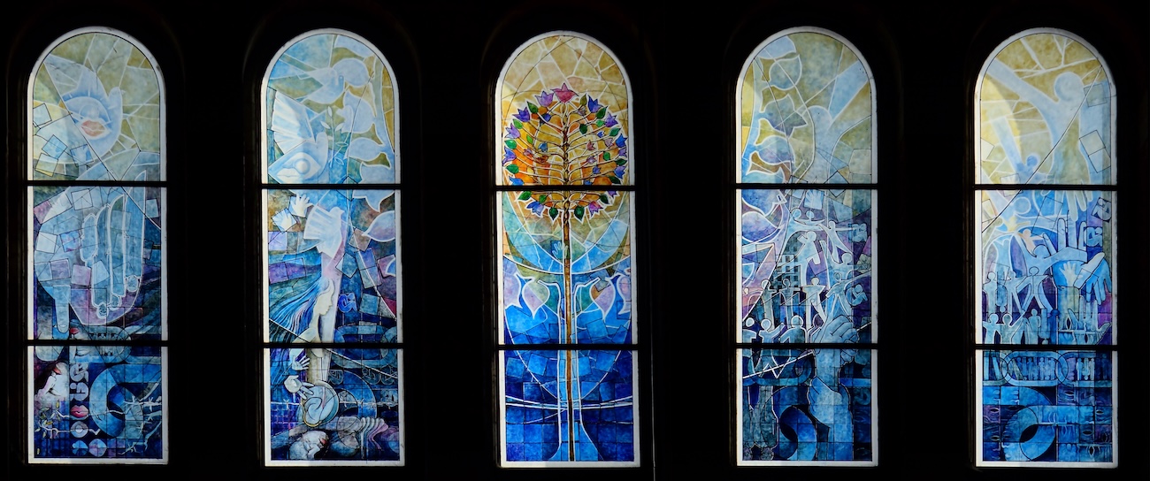 les vitraux du transept