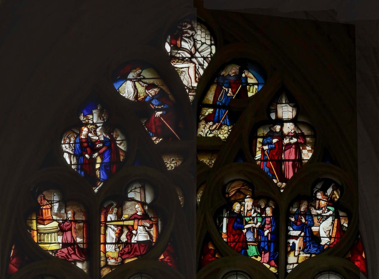 Vitrail de la Vierge
