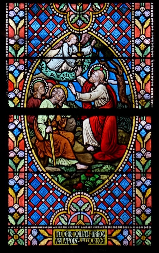 Jésus au mont des oliviers