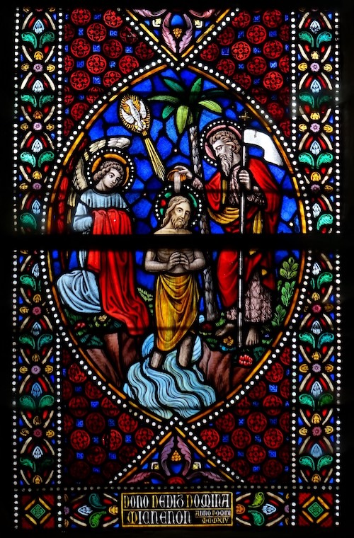 le baptême de Jésus