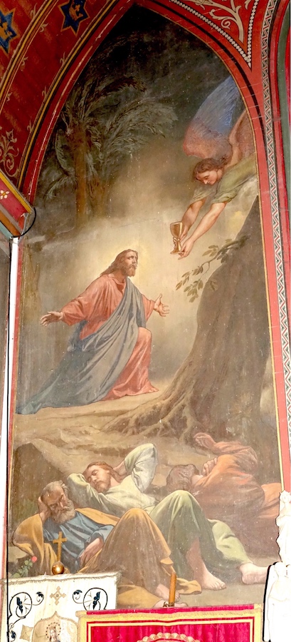 Jésus au mont des oliviers