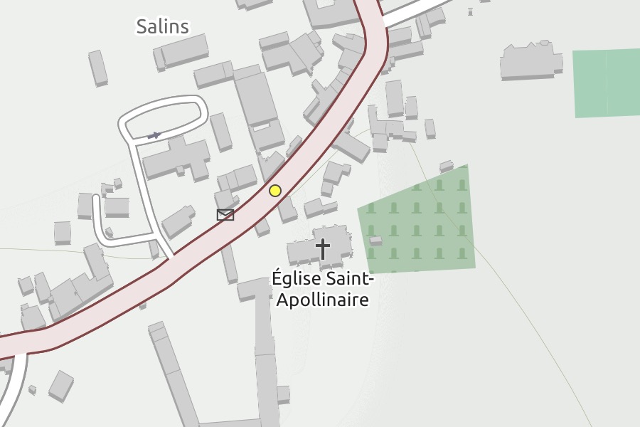 77 Salins - Eglise Saint Apollinaire