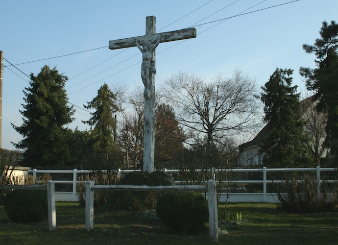 Le Christ du carrefour de la Croix Bonnard (photo : Dominique Mollicone)