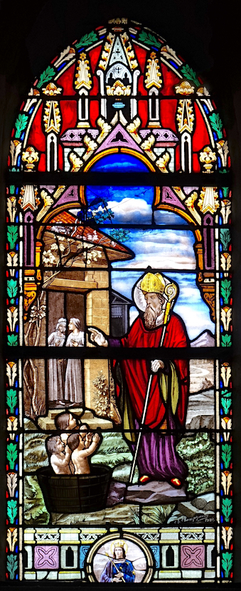 Saint Nicolas (vitrail Charles Champigneule)