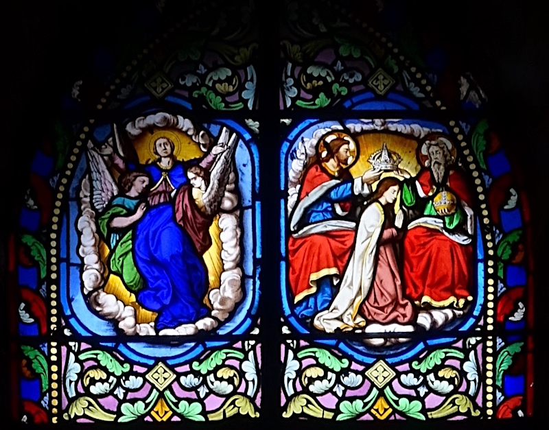 [7] l'ascension [8] le couronnement de la Vierge