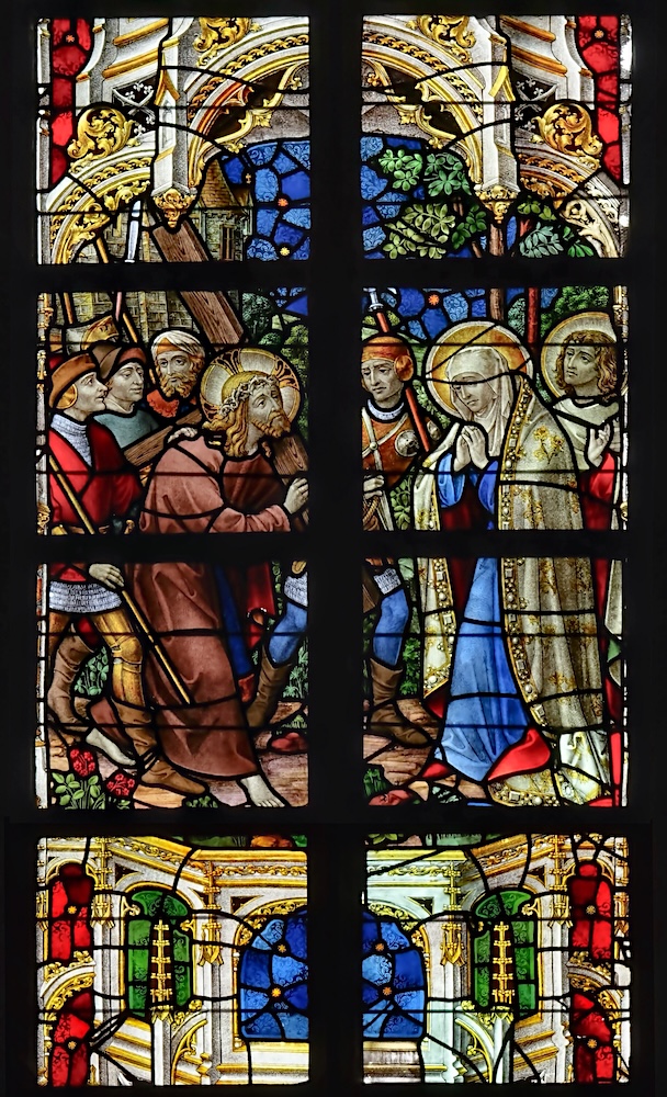 portement de croix (Jésus rencontre sa mère)