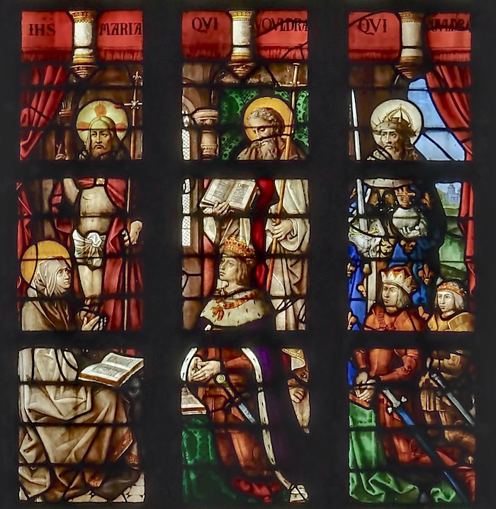 S2 - le Christ apparaîtrait à la Vierge - Philippe le beau et ses fils