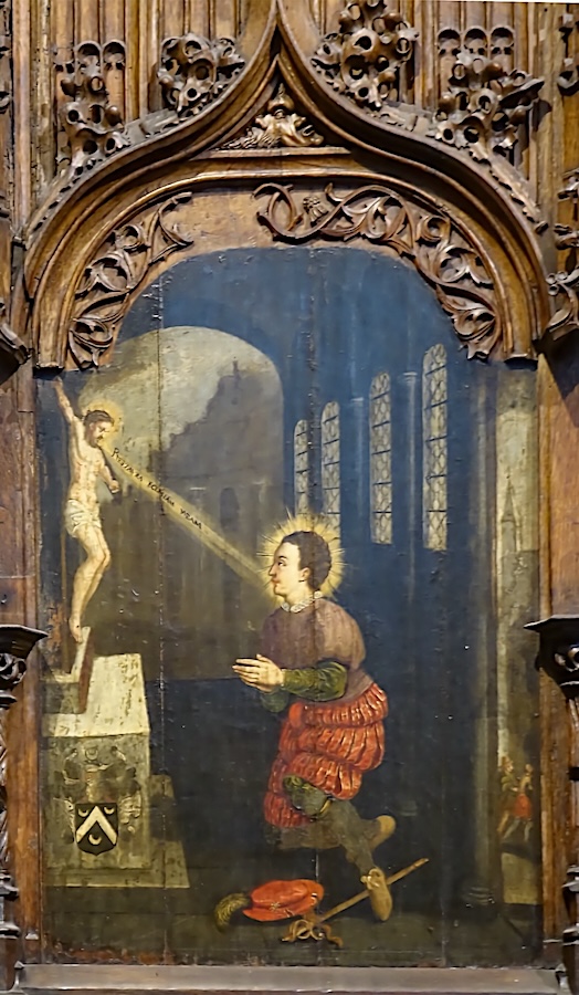 le Christ demande à François de réparer l’église en ruine