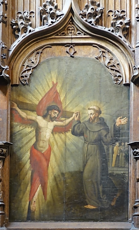François reçoit les stigmates du Christ crucifié