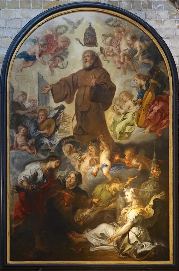 Saint François intercédant pour les âmes du purgatoire