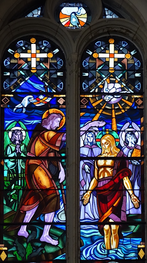 Baptême du Christ - Eglise St Sever - Rouen 76