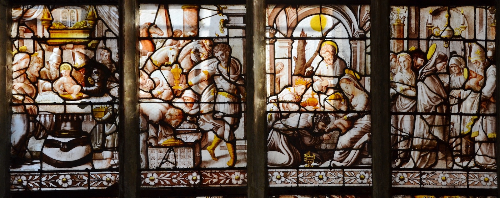 L'enfance du Christ et Vie de la Vierge : Circoncision, adoration des mages, présentation au temple <br>Eglise Saint Pantaléon - Troyes 10