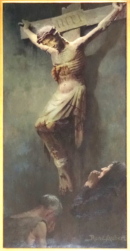 Jésus meurt sur la croix - Chapelle de l'hôpital St Louis - Paris (10)