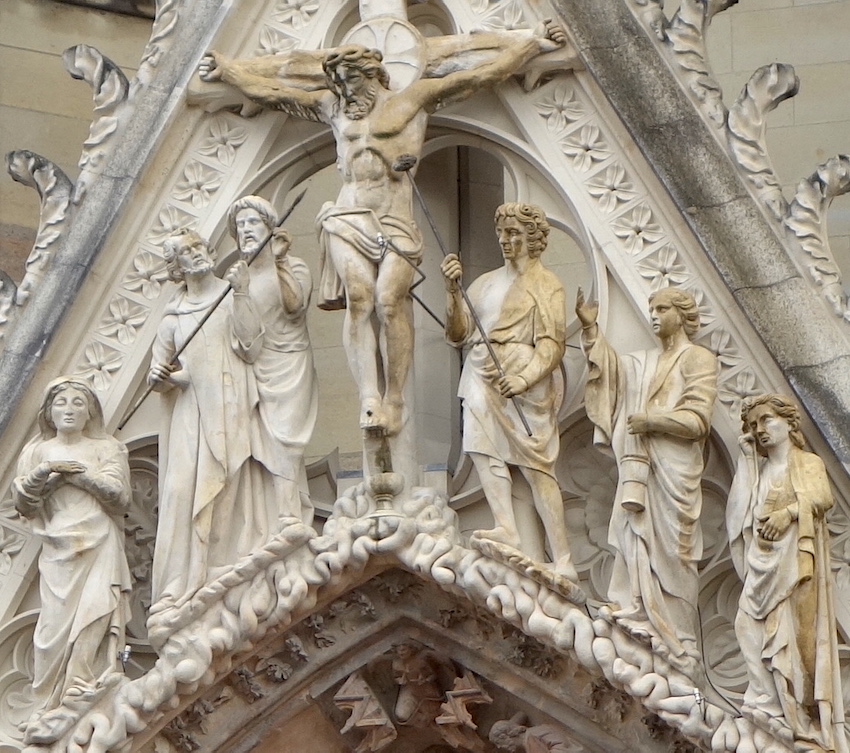 La crucifixion - Cathédrale Notre-Dame - Reims 51