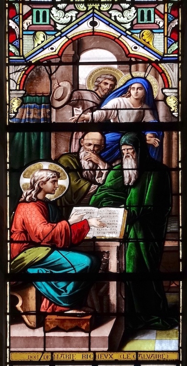 Jésus et les docteurs - Eglise St Lyphard - Saint Lyphard 44