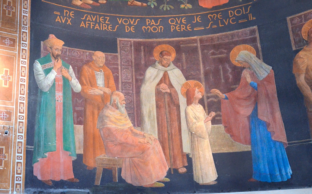 Jésus et les docteurs<br>Eglise St Ferdinand des ternes - Paris (17)