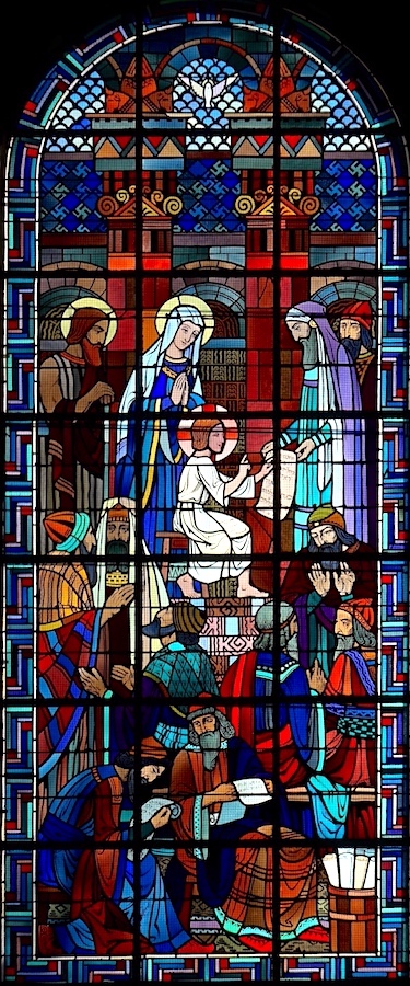 Jésus et les docteurs - Eglise N.D. du Rosaire - Saint Ouen 93