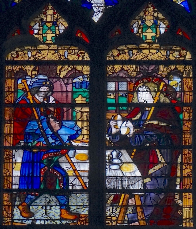 les pélerins d'Emmaüs - Cathédrale Notre-Dame - Rouen 76