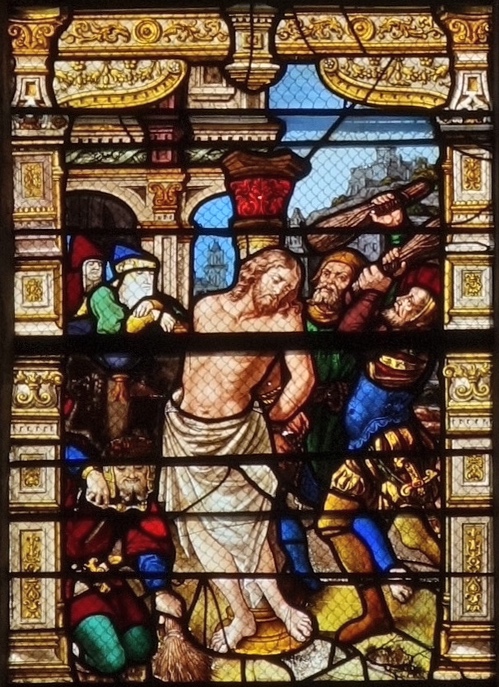 La flagellation - Abbatiale St Pierre St Paul - Ferrières en Gâtinais 77
