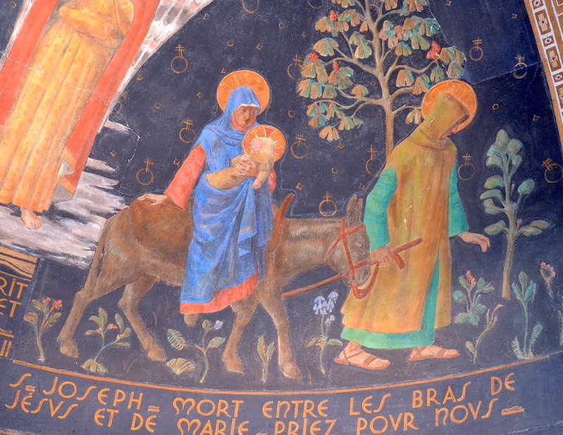La fuite en Egypte - Eglise St Ferdinand des Ternes - Paris (17)