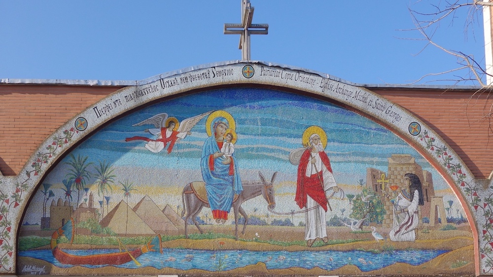 La fuite en Egypte - Eglise copte de Villejuif 94