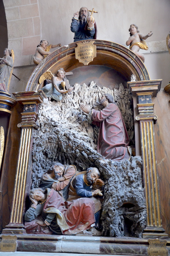 Jésus au mont des oliviers - Eglise Saint Amans - Rodez 12