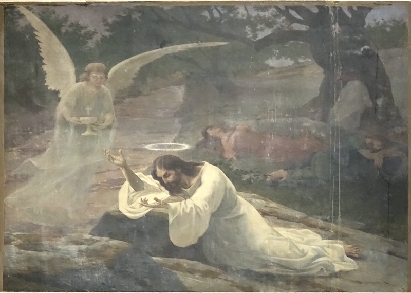 Jésus au mont des oliviers - Eglise N.D. des champs - Paris (6)