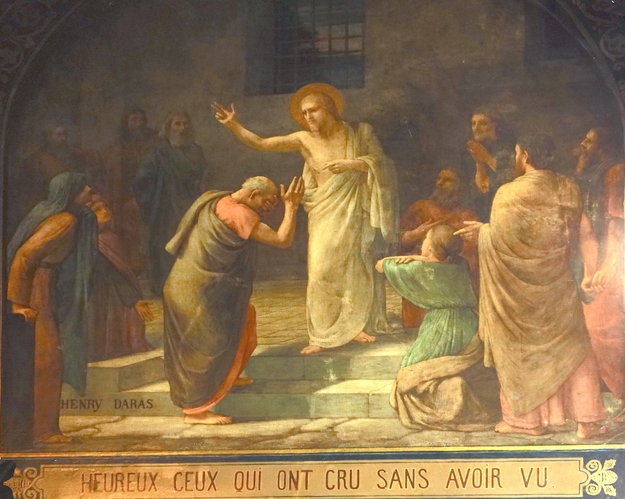 L'incrédulité de Thomas - Ancienne église St François de Sales - Paris (17)