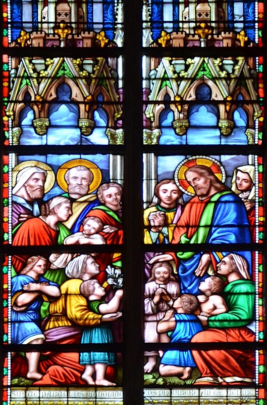 Jésus et les petits enfants - Cathédrale Notre-Dame - Rodez 12
