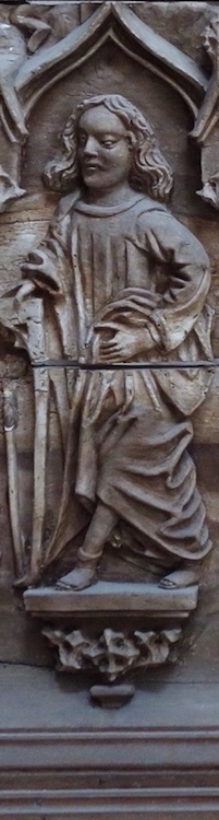 Saint Jude (équerre) - Abbaye Saint Germain - Auxerre 89