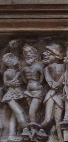 Jésus est dépouillé de ses vêtements - Abbaye Saint Germain - Auxerre 89
