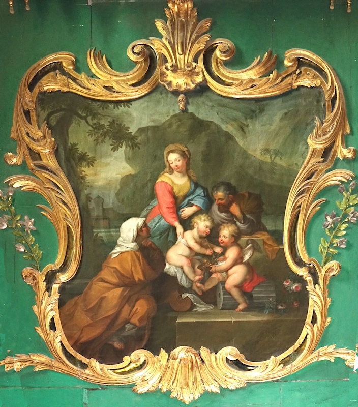 La sainte famille, Ste-Elisabeth et St Jean-Baptiste - Eglise N.D. et St Nicolas - Briançon 05