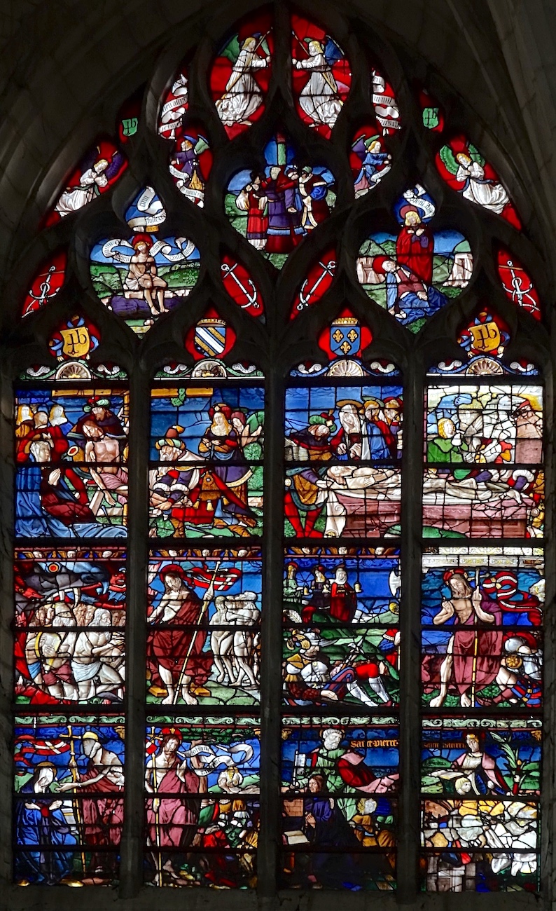 Vitrail de la passion du Christ - Eglise Saint Nizier - Troyes 10