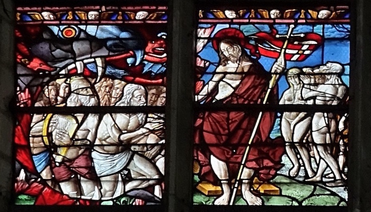 [6] Jésus dans les limbes.<br>Eglise Saint Nizier - Troyes 10