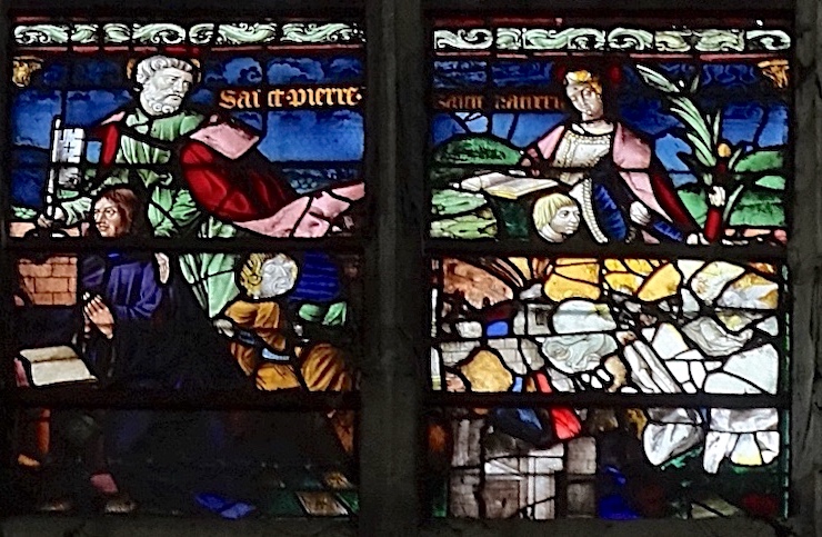 [9] Saint Piette et Sainte ?.<br>Eglise Saint Nizier - Troyes 10