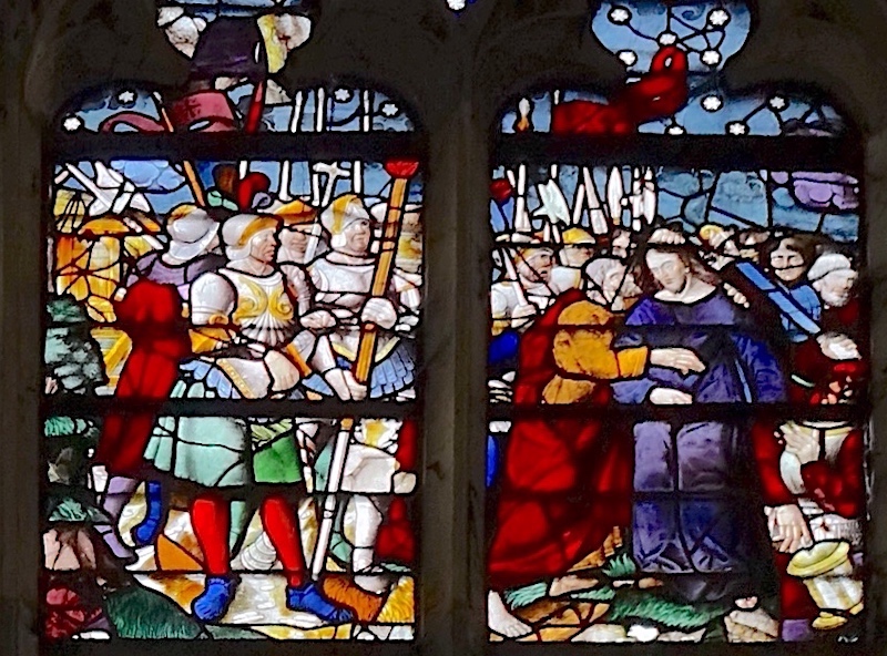 [3] le baiser de Judas.<br>Eglise Saint Nizier - Troyes 10