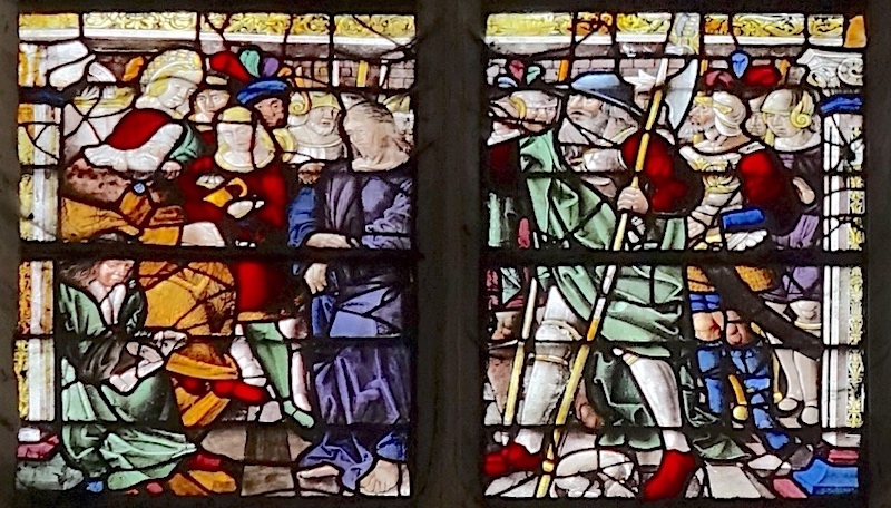 [4] Jésus devant Pilate.<br>Eglise Saint Nizier - Troyes 10