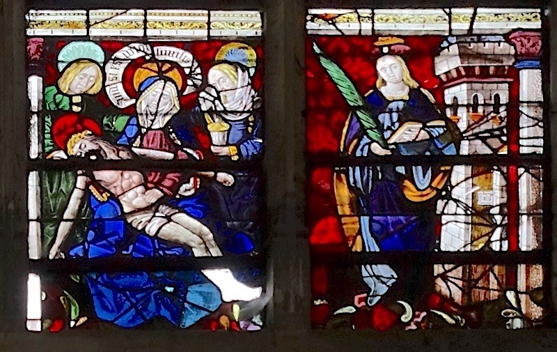 [7] Déploration du Christ et Sainte ?.<br>Eglise Saint Nizier - Troyes 10