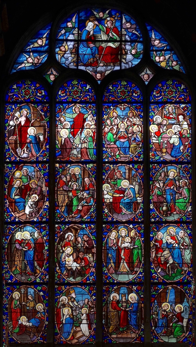 Vie de la Vierge - Cathédrale Saint Maclou - Pontoise 95