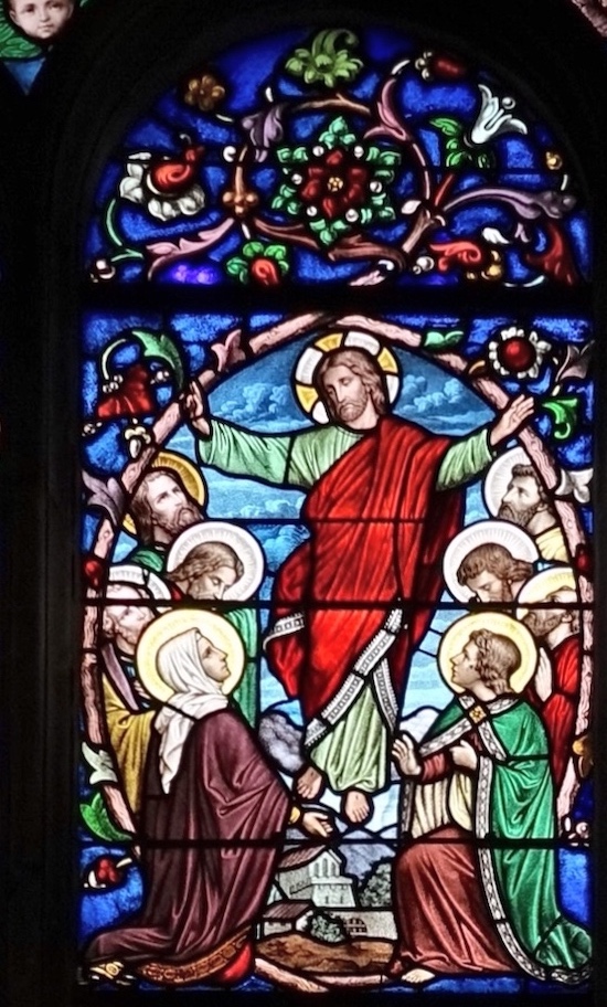 [14] Jésus apparait aux apôtres.<br>Cathédrale Saint Maclou - Pontoise 95