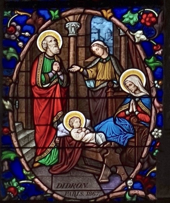 [1] Nativité de Marie.<br>Cathédrale Saint Maclou - Pontoise 95