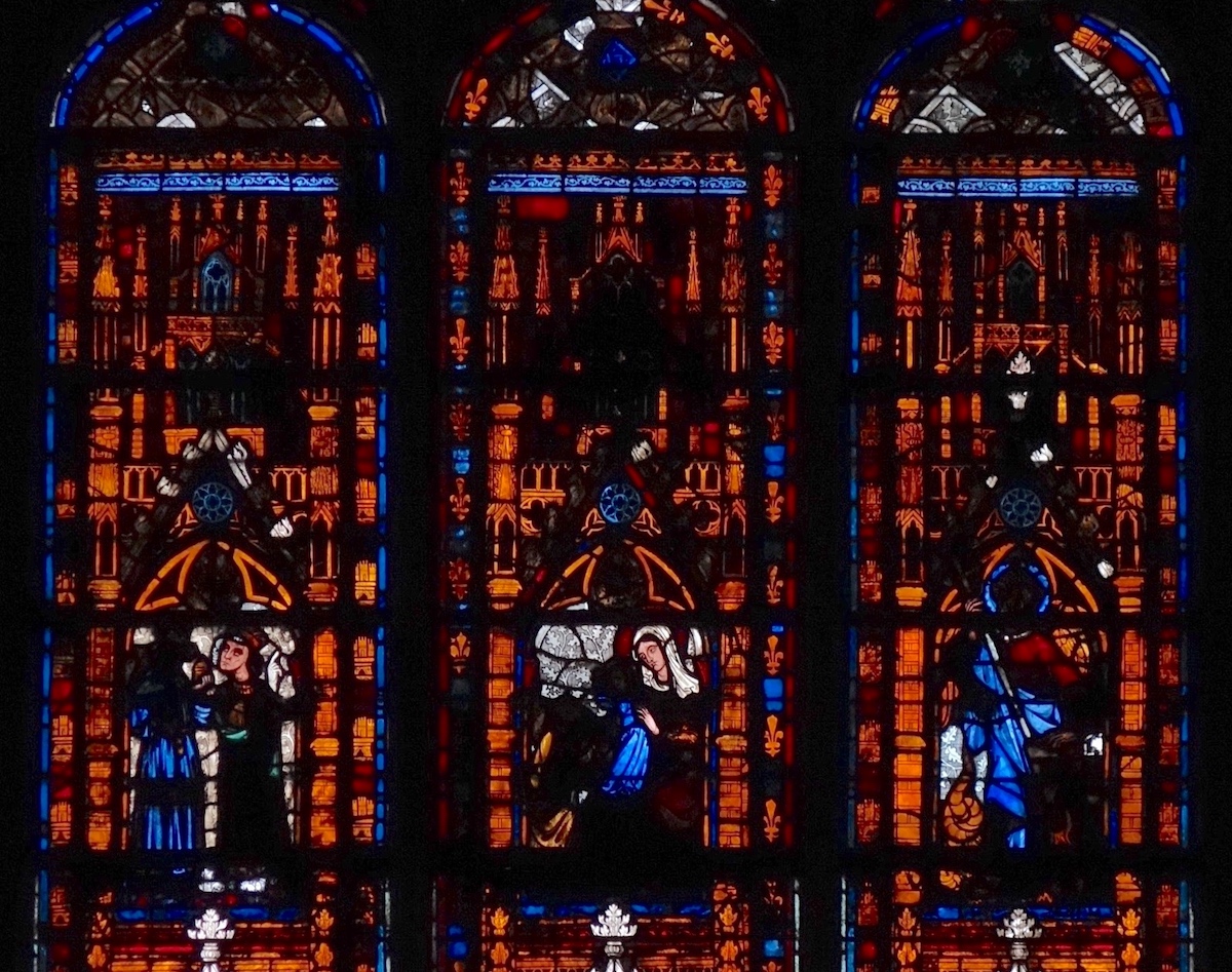 Adoration des mages, Saint Michel
